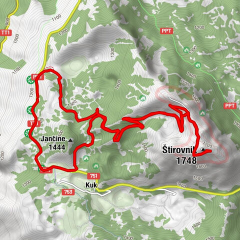 Lovćen tour 11km