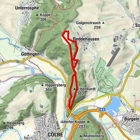 Eibenhardt Trail near Cölbe