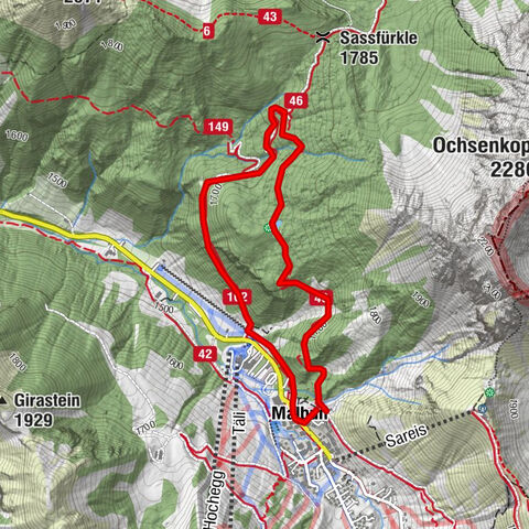 Sassweg - von Malbun zum Sass-Seelein