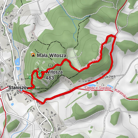 Prudelsberg mit Blick auf das Riesengebirge