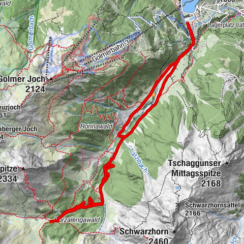Ski tour to the Lindauer Hut (1,744 m)