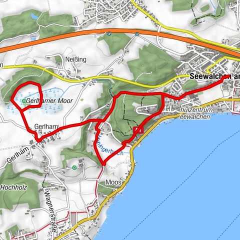 Seewalchen - Gerlham - Gerlhamer Moor - Seewalchen