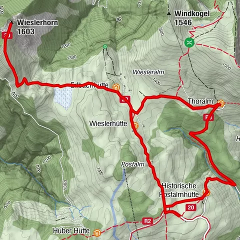 Abtenau: Postalm circular route 3 - Wiesleralm and Postalm hut