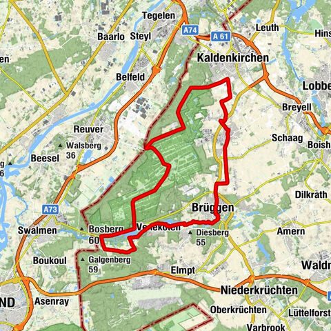Heide-Radtour ab Brüggen