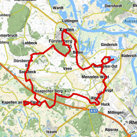 Nachhaltigkeit liegt auf dem Weg (Alpen - Sonsbeck - Xanten)