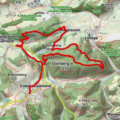 Über Kahlen- und Dümberg mit grandiosen Aussichten