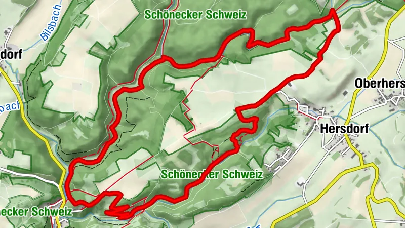 Prümer Land Tour Route 2 - Schönecken und Umgebung
