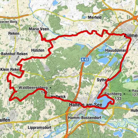 Faszination RadReisen Tour Maria Veen - Dülmen - Haltern am See - Lembeck / Tagestour Hohe Mark RadRoute