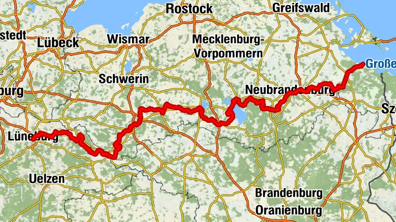 Elbe-Oderhaff Radweg