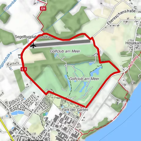 Rund um den Golfplatz