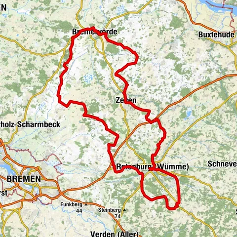 Königsschleife - Rennradtour im LK Rotenburg