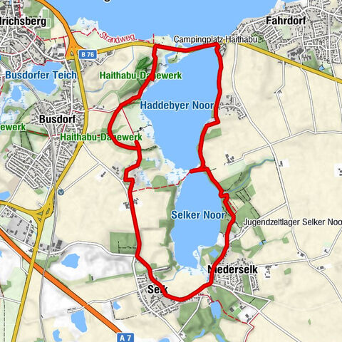 Rund ums Haddebyer und Selker Noor