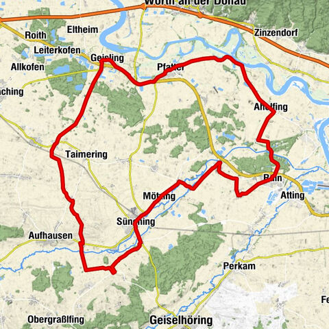 Radtour R10 - Durch die Kornkammer Bayerns