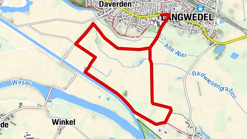 Strecke Langwedel
