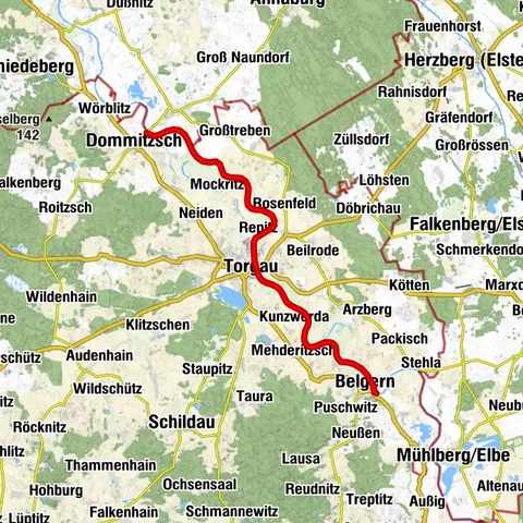 Unterwegs auf der Elbe - Zwischen Belgern und Dommitzsch