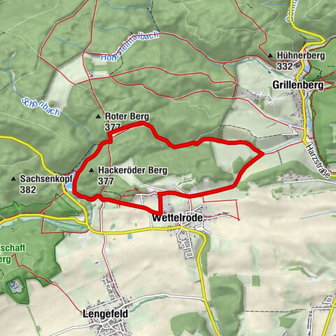 Rundwanderweg Wettelrode Bergbaulehrpfad