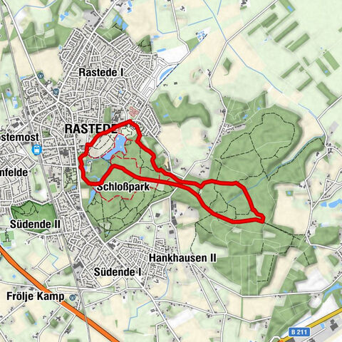 Schlosspark Rastede und Eichenbruch