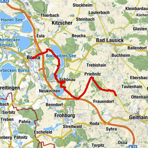 Via Porphyria - Etappe 2 (Frankenhain - Borna)