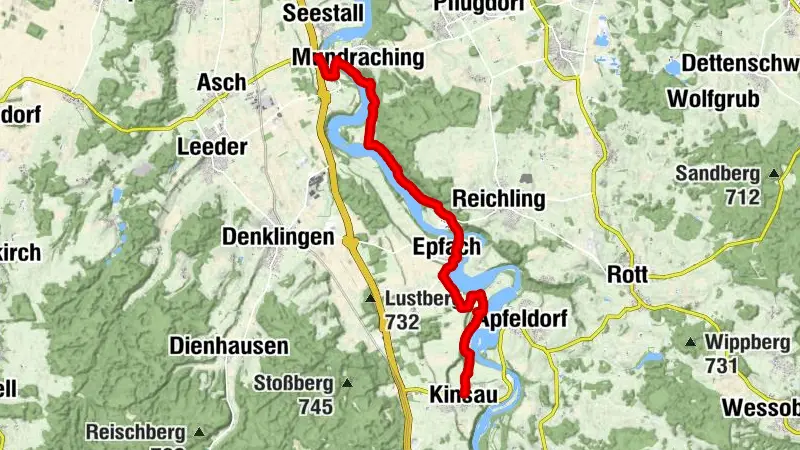 Römerkessel nach Kinsau Lechtalerlebnisweg, Abschnitt 2