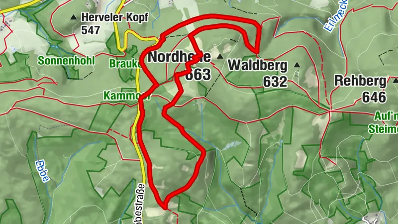 Ebbemoore - Naturerlebnisweg südlich von Herscheid