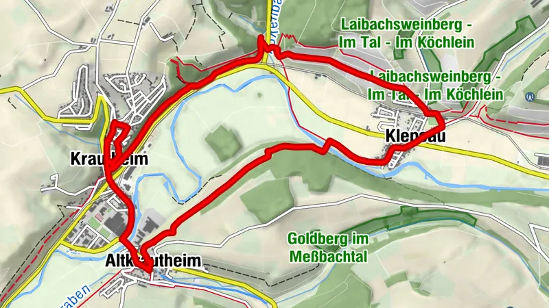 Pfad der Stille Krautheim Ergänzungstour Tour 1: Tore & Perspektiven