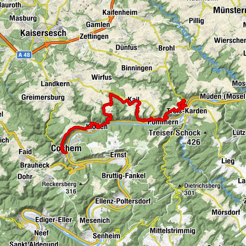 Moselsteig Stage 19: Cochem – Treis-Karden