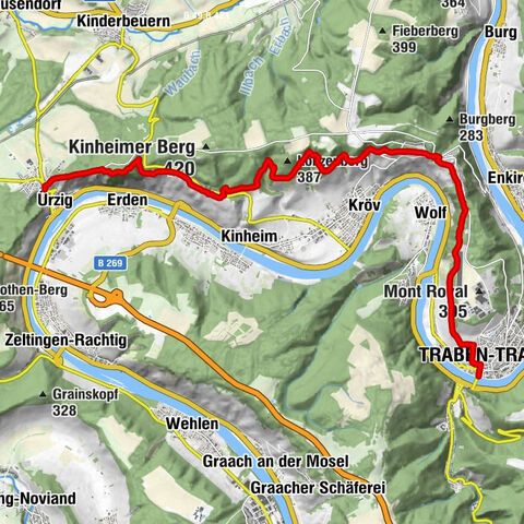 Moselsteig stage 12: Ürzig – Traben-Trarbach