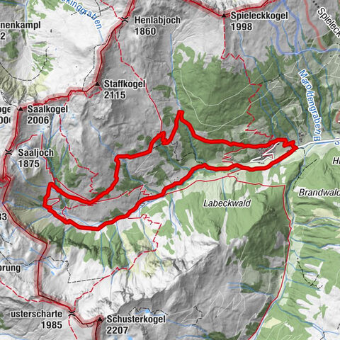 Hinterglemm: Talschluß-Höhenweg