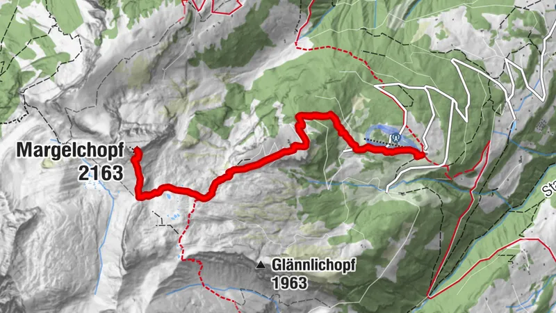 Buchserberg - Margelchopf, lohnende Gipfelwanderung mit Weitblick übers Rheintal