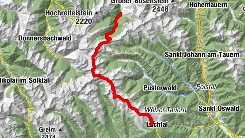 Von Oppenberg ins Lachtal