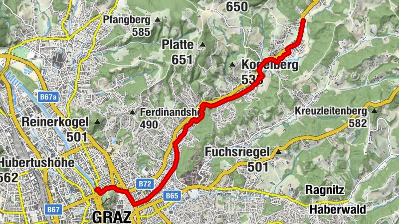 R23 Mariatroster Radweg