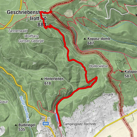 Günser Gebirge: Rechnitz - Geschriebenstein