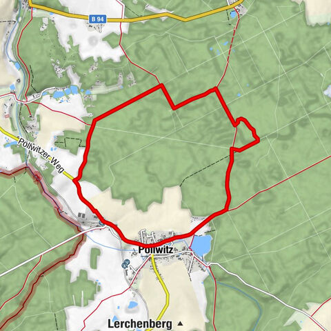Rundwanderung im Pöllwitzer Wald