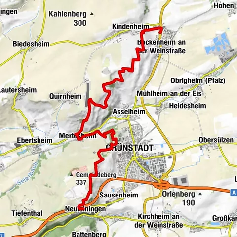 Palatinate Wine Trail Stage 01 Bockenheim - Neuleiningen