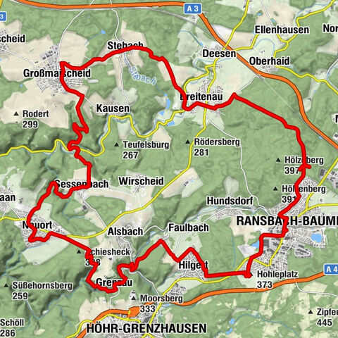 Rund um das untere Sayntal