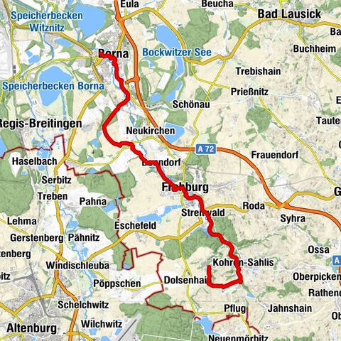 Luther Trail Saxony from Gnandstein to Borna